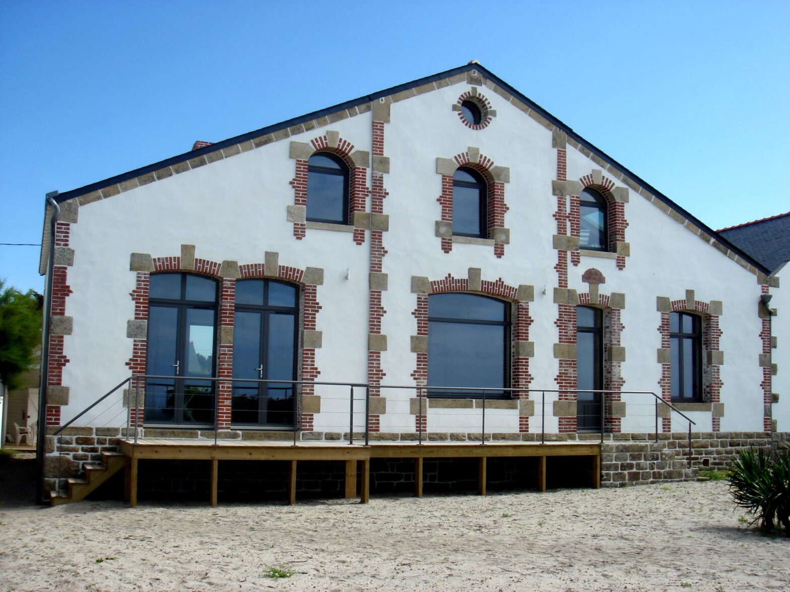 Rénovation en menuiserie mixte alu bois - Terrasse - menuiserie guichard languidic - morbihan